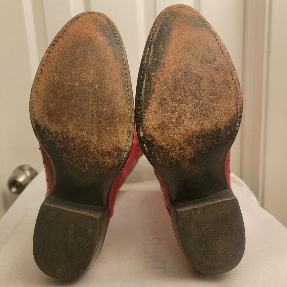 Caboots Ostrich Men's cowboy boots size10 - Picture 10 of 16
